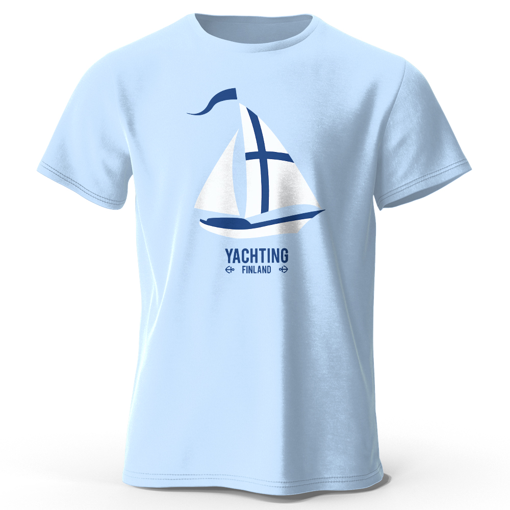Vintage Yacht Fashion - Erkek Yatçılık Grafik Baskılı Tişört %100