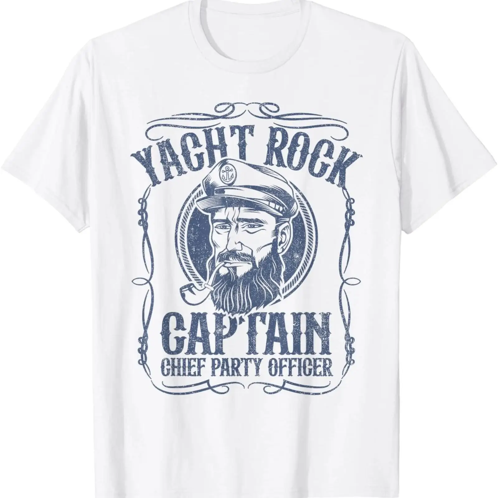 Vintage Yacht Fashion - Komik Yat Rock Kaptanı Duba Tekne