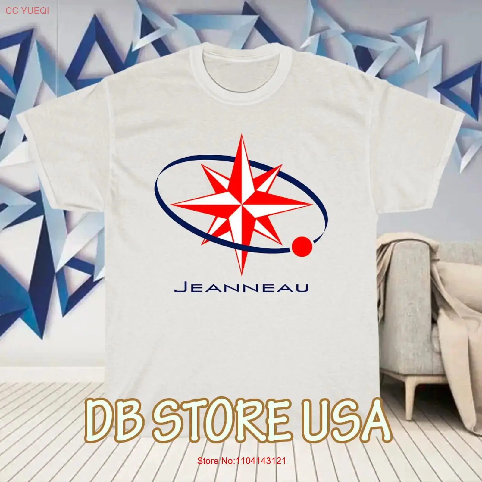 Vintage Yacht Fashion - Yeni Jeanneau Yachts Yelkenli Tekne Logolu