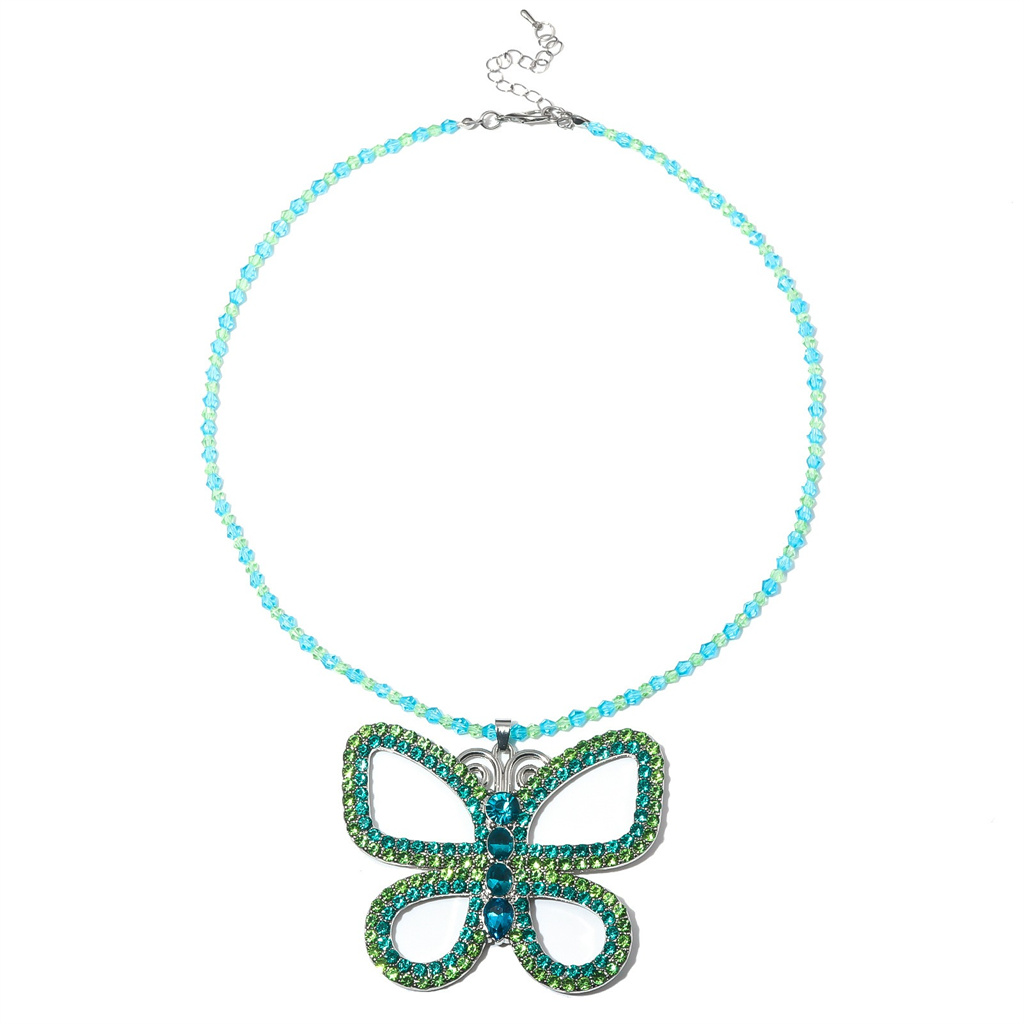 Vintage Fashion Necklace - Bir anlaştan 30 Jenna Abartılı Kelebek