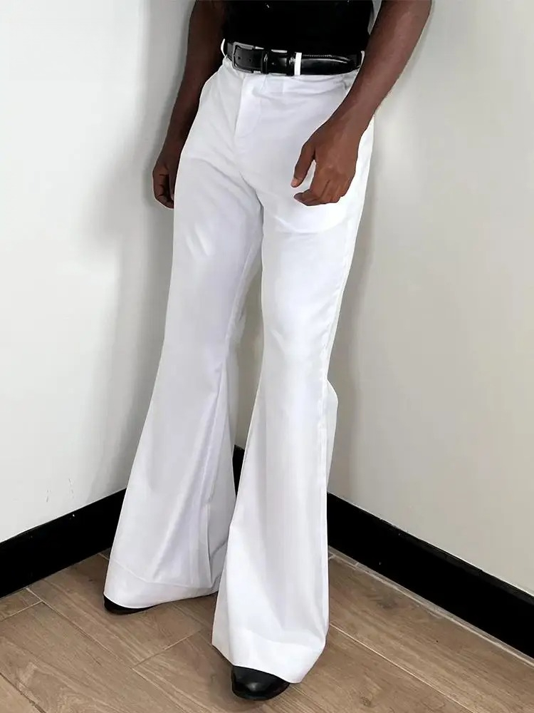 Wide Leg Trouser 70S - Şık İspanyol Paça Erkek Dar Kesim