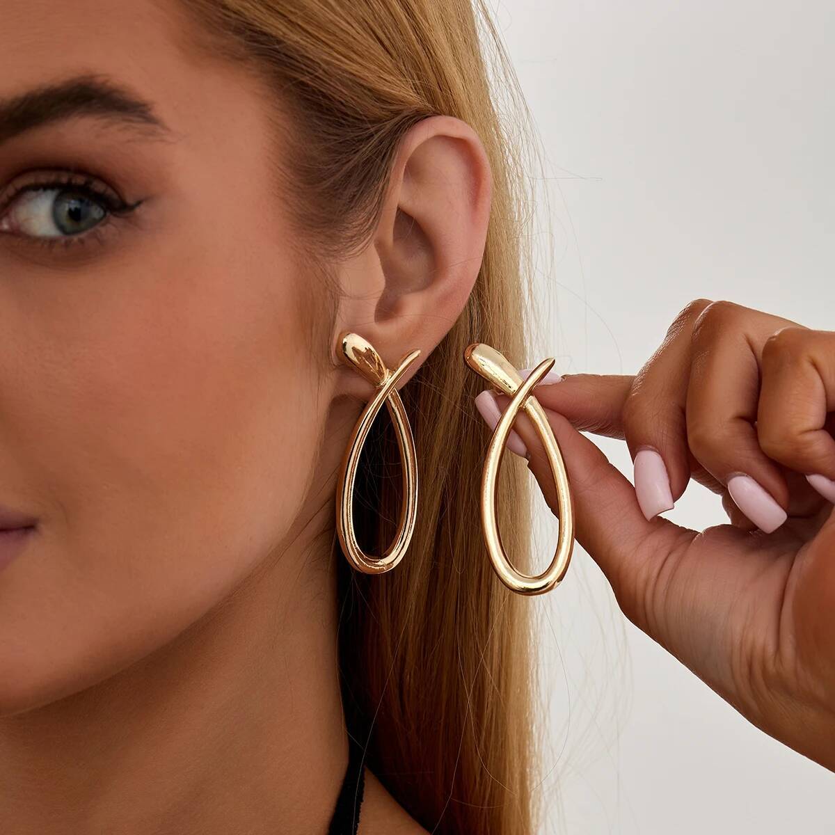 Z Vintage Fashion - IngeSight.Z Basit Vintage Hollow Geometrik Saplama