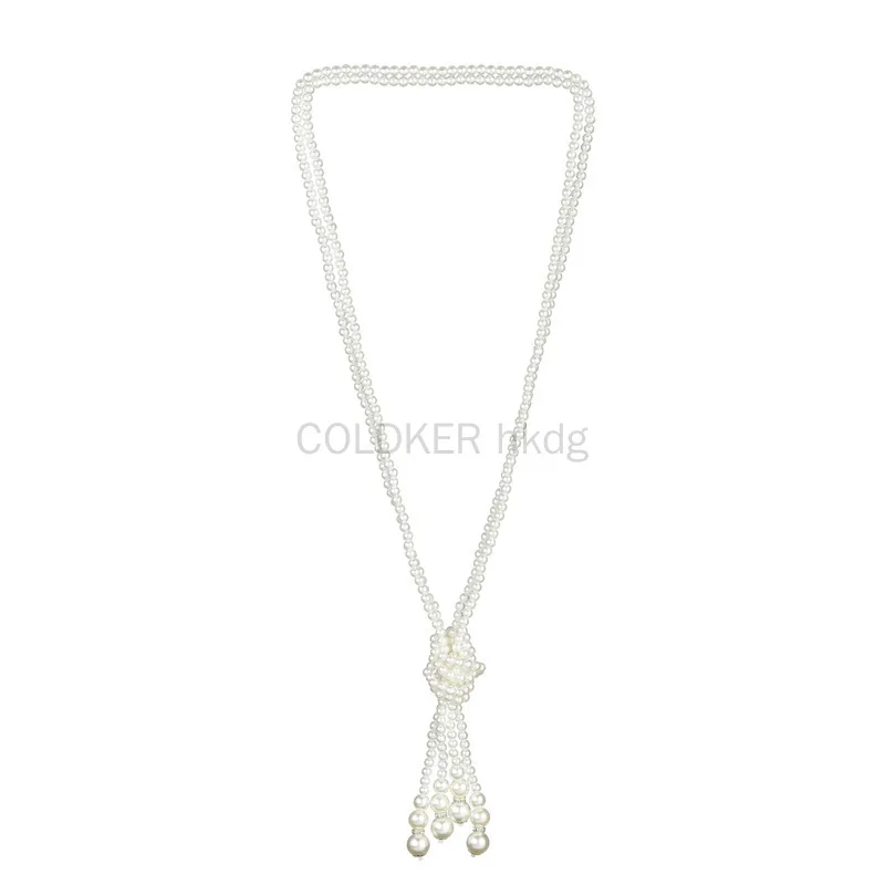 Vintage Fashion Necklace - 1920'ler inci kolye moda sahte inciler