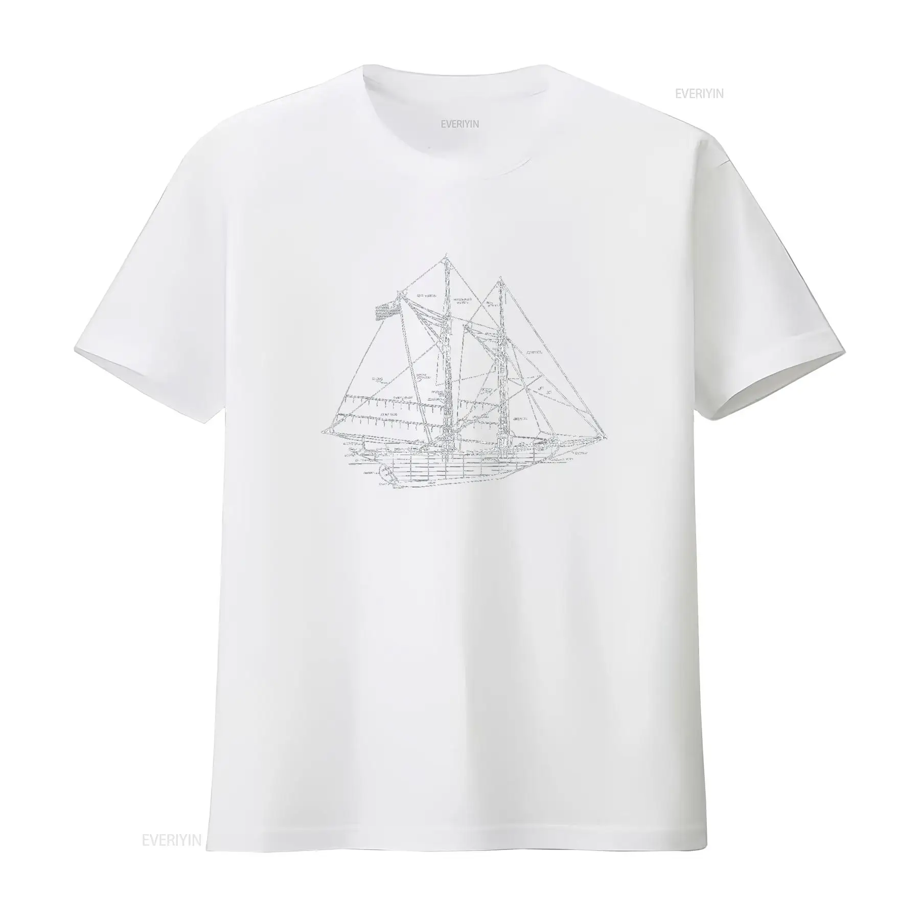 Sailing Vintage Blueprint Sail - Vintage Yacht Fashion incelemesi ve fiyatı