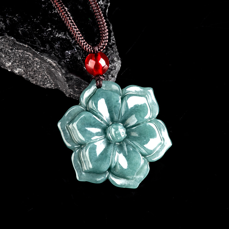 Burma Yeşim Taşı Çiçek Kolye U - Vintage Fashion Necklace incelemesi ve fiyatı