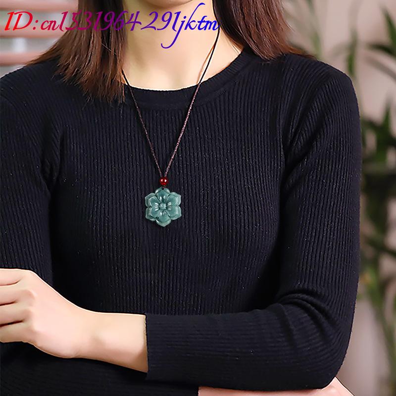 Burma Yeşim Taşı Çiçek Kolye U - Vintage Fashion Necklace incelemesi ve fiyatı