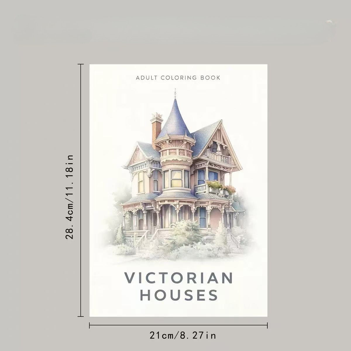 Victorian Houses Yetişkin Boya - Vintage Fashion Coloring Book incelemesi ve fiyatı