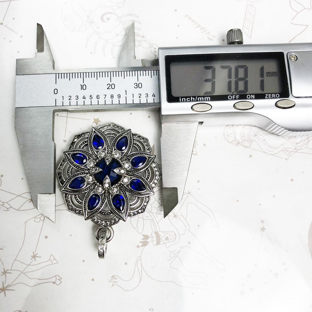 Kolye mavi Lotus çiçeği, marka - Vintage Fashion Jewelry Brands incelemesi ve fiyatı