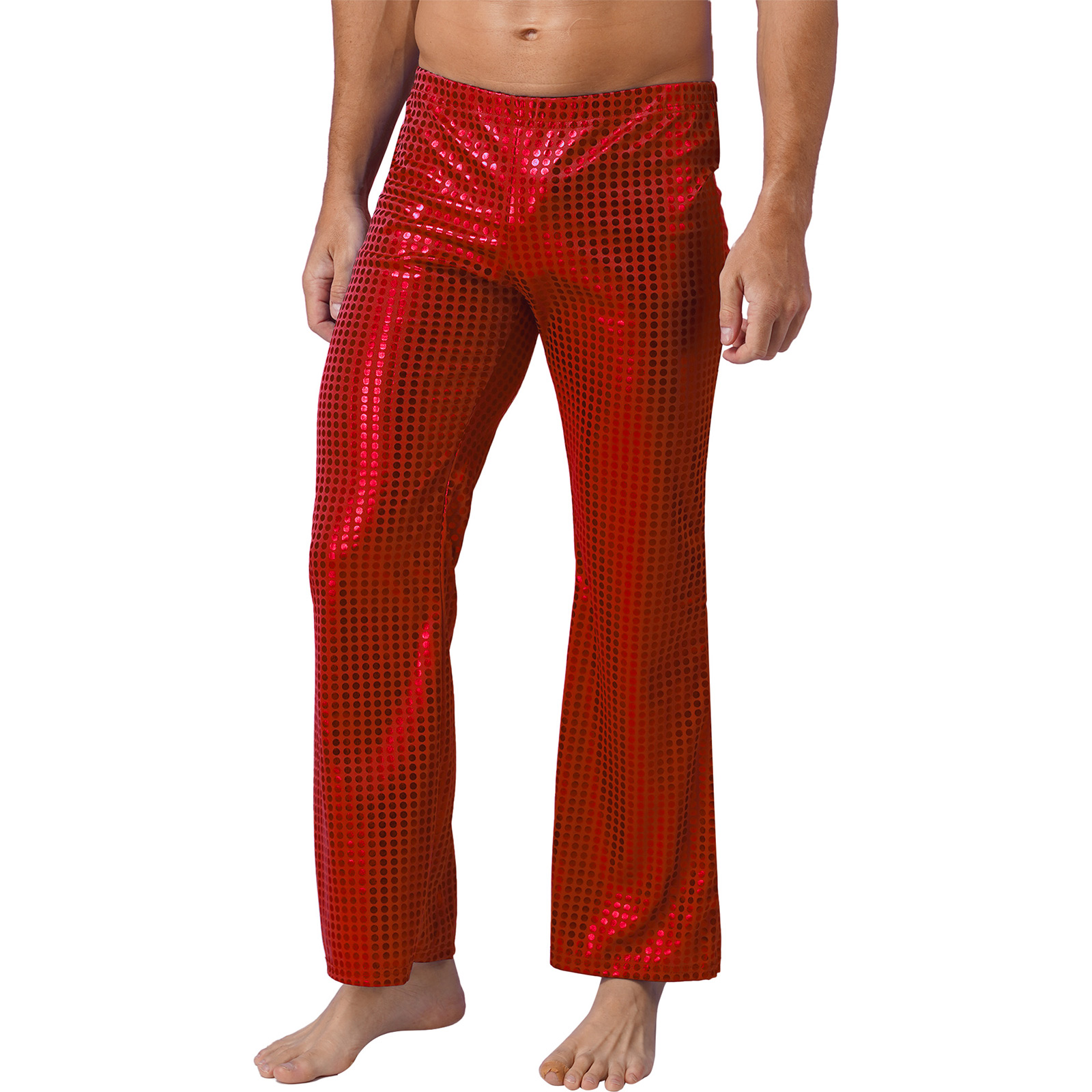 Mens 70s parlak Sequins Hip Ho - Wide Leg Trouser 70S incelemesi ve fiyatı