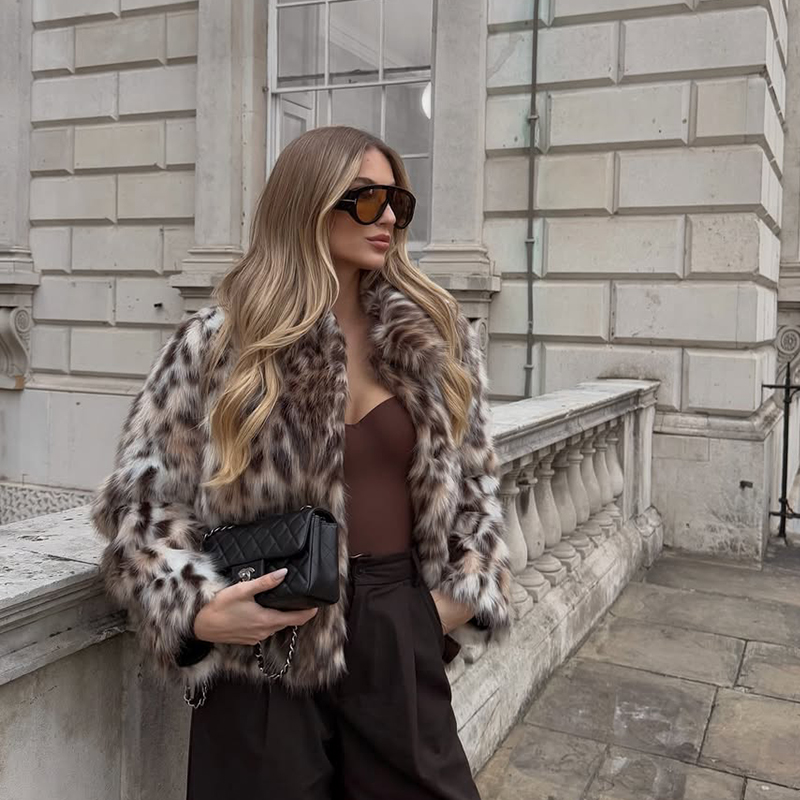 Vintage Şık Leopar Taklit Kürk - Vintage Fashion Bloggers incelemesi ve fiyatı