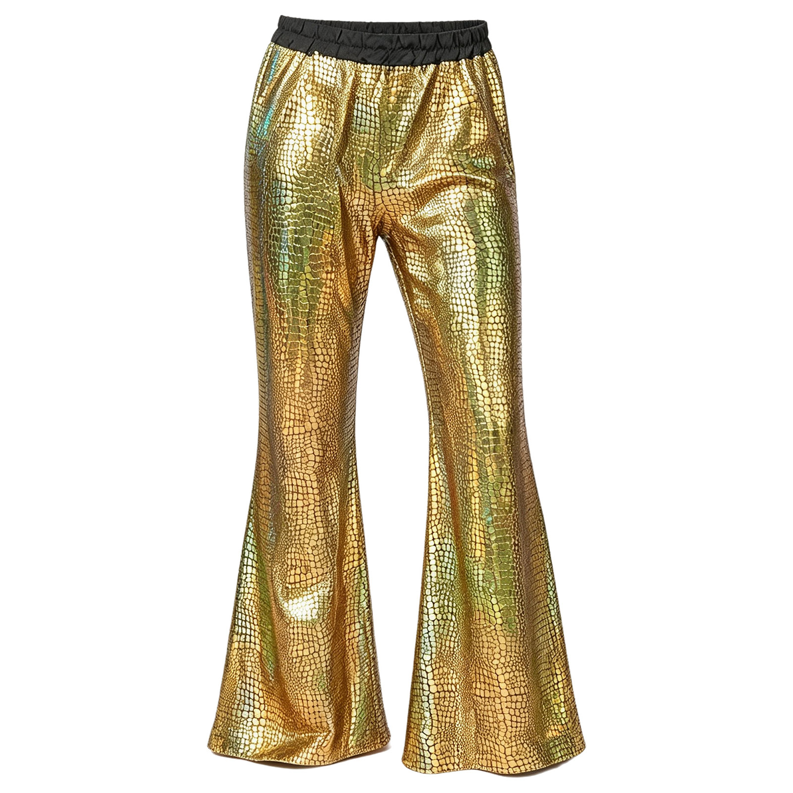 Erkek Parlak 70'ler 80'ler Dis - Wide Leg Trouser 70S incelemesi ve fiyatı