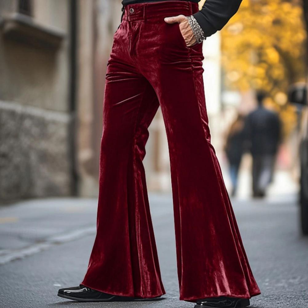 Erkek Çan Alt Kadife Pantolon  - Wide Leg Trouser 70S incelemesi ve fiyatı
