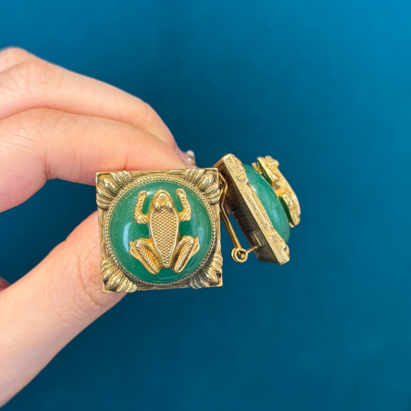 3 Renk Vintage Kare Sırlı Kurb - Vintage Fashion Jewelry Brands incelemesi ve fiyatı