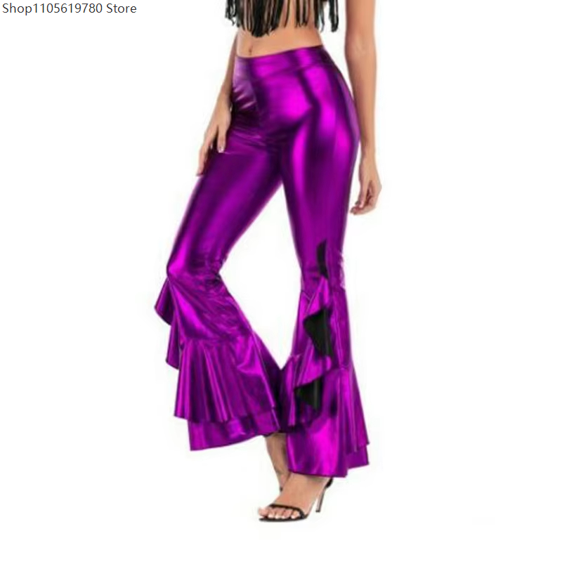 2026 Kadın Parlak Lazer Metali - Wide Leg Trouser 70S incelemesi ve fiyatı