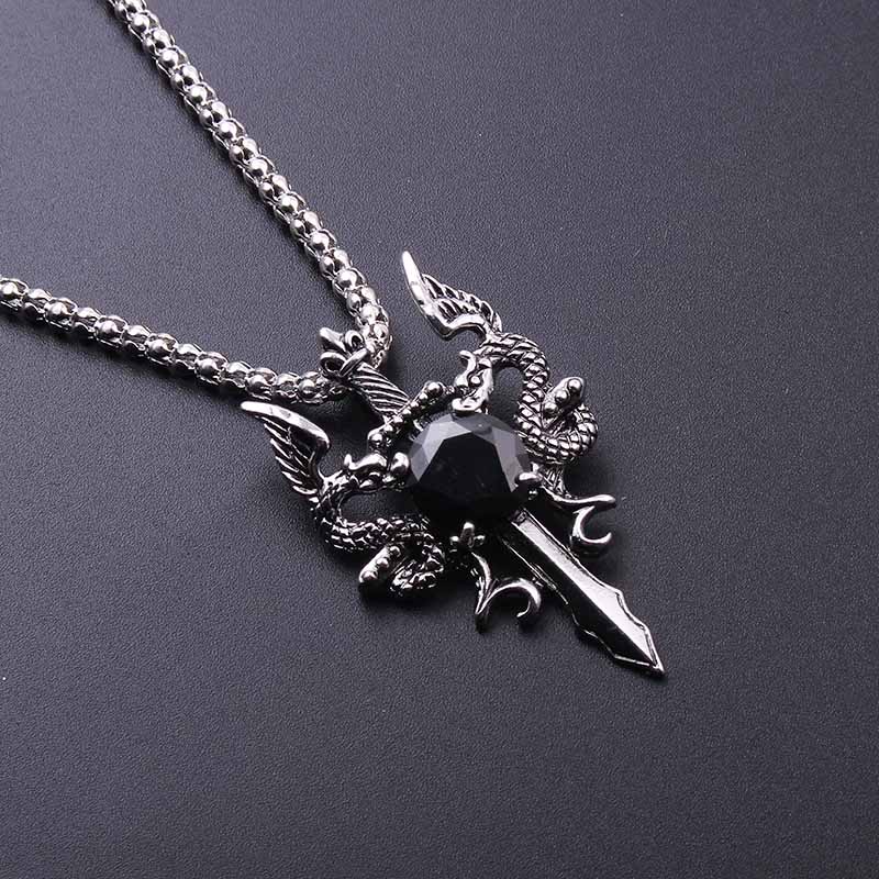 Çift Ejderha Siyah Mücevher Ça - Vintage Fashion Necklace incelemesi ve fiyatı