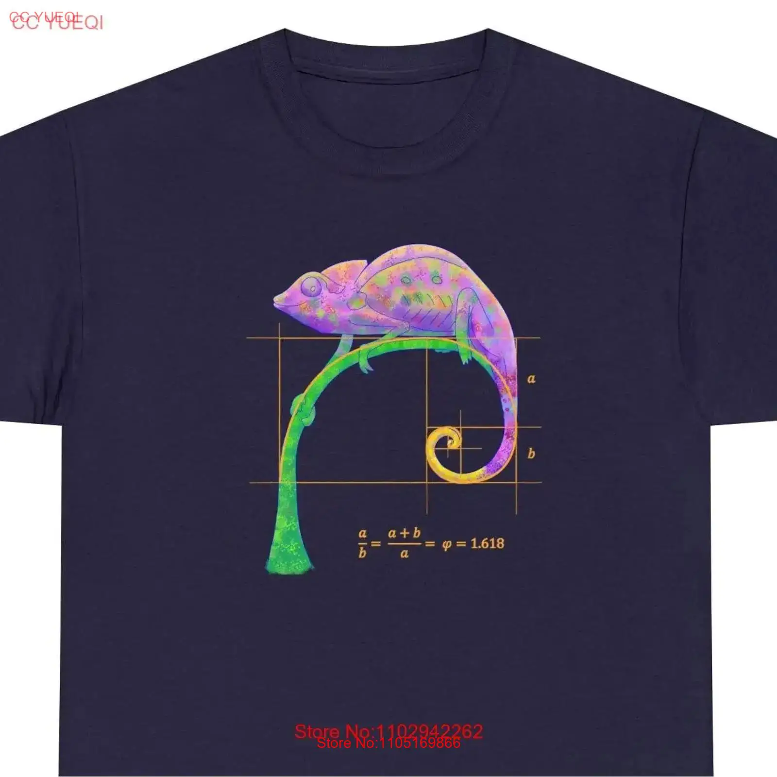 Fibonacci Bukalemun Tişörtü İn - Vintage Fashion Uk incelemesi ve fiyatı