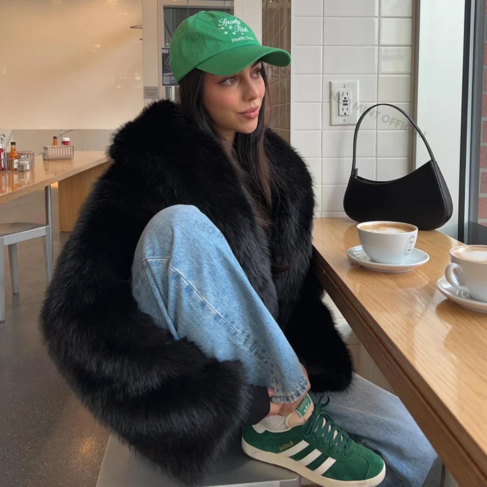 Sahte Kürk Mont Moda Şal Yaka  - Vintage Fashion Store incelemesi ve fiyatı
