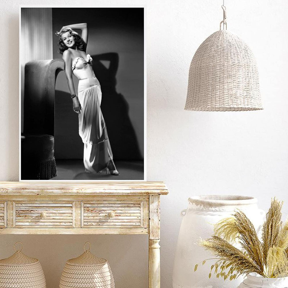 Rita Hayworth Posteri,Siyah Be - Vintage Fashion Photography incelemesi ve fiyatı