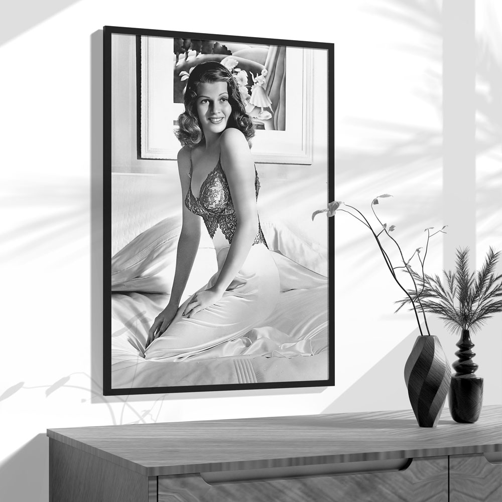 Rita Hayworth Posteri,Siyah Be - Vintage Fashion Photography incelemesi ve fiyatı