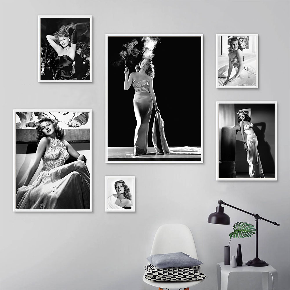 Rita Hayworth Posteri,Siyah Be - Vintage Fashion Photography incelemesi ve fiyatı