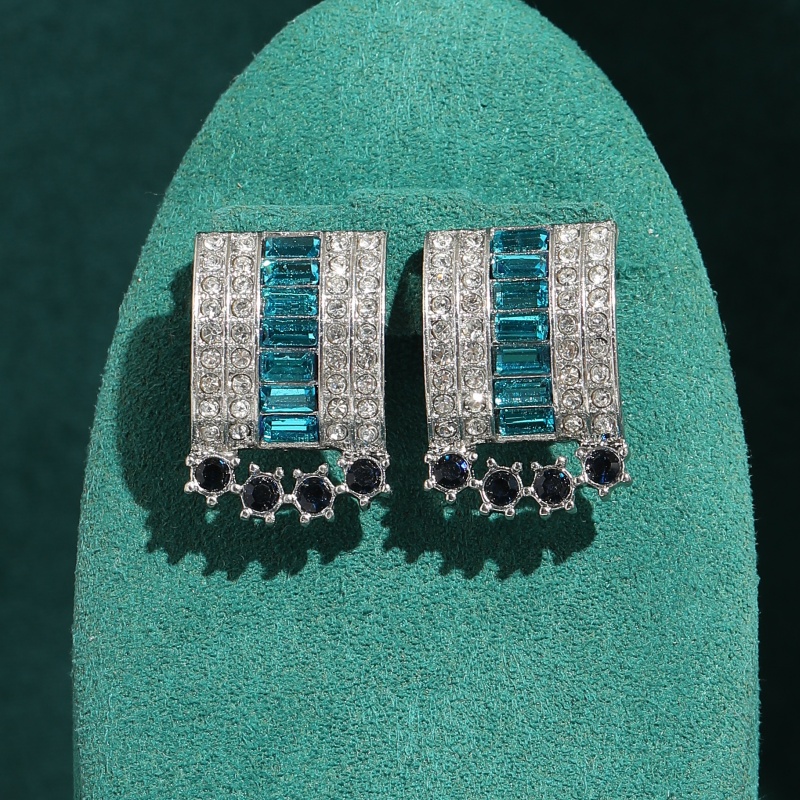 Vintage Mavi Kristal Rhineston - Vintage Fashion Jewelry Brands incelemesi ve fiyatı