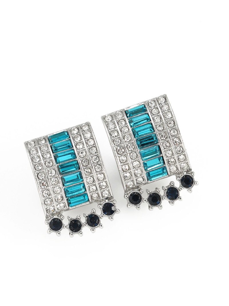 Vintage Mavi Kristal Rhineston - Vintage Fashion Jewelry Brands incelemesi ve fiyatı