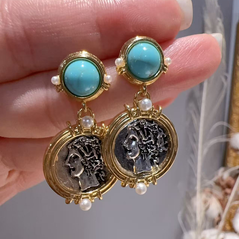 Vintage Turkuaz Damla Küpe Ası - Vintage Fashion Jewelry Brands incelemesi ve fiyatı